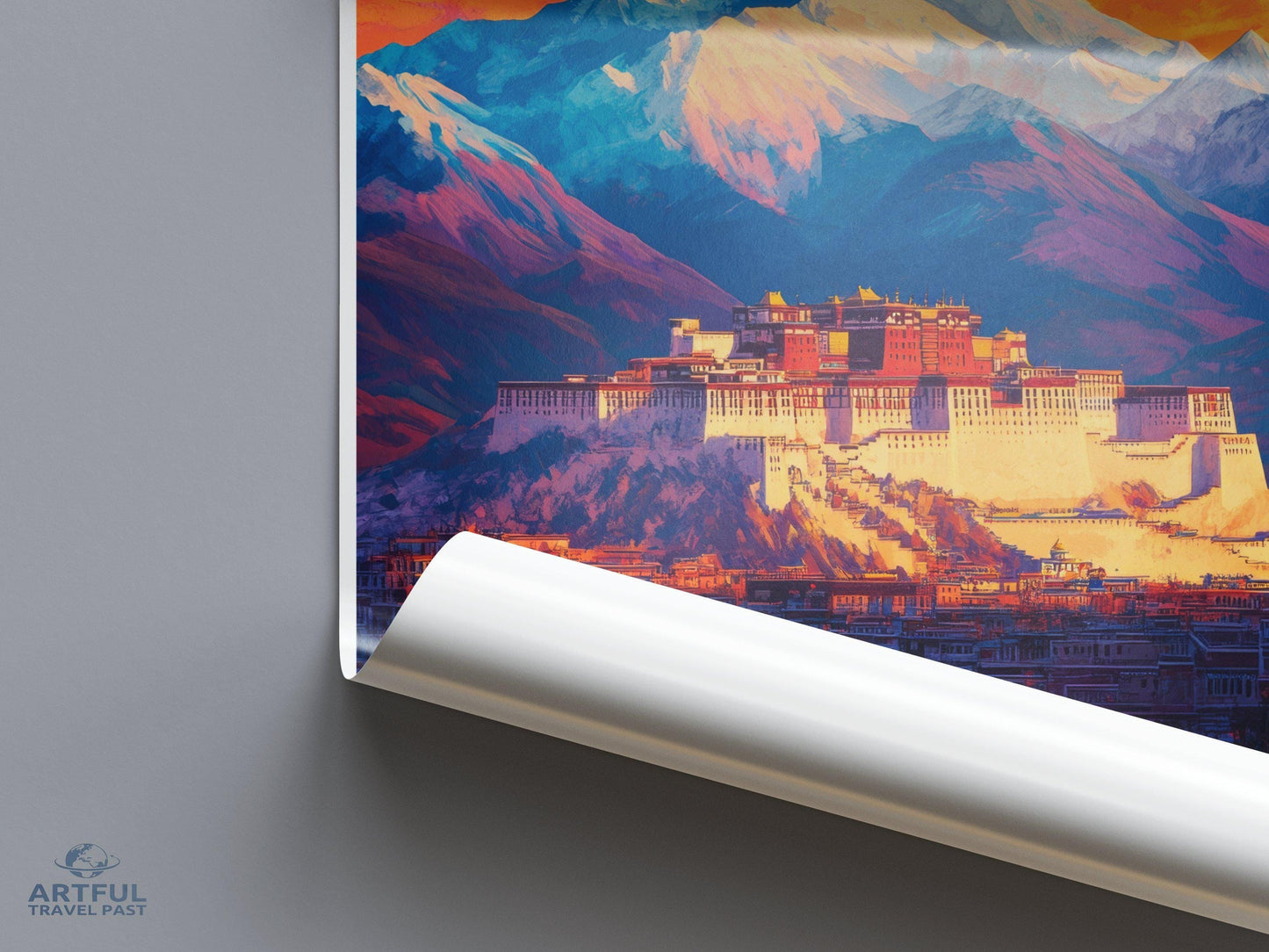Lhasa Poster - Tibet Wall Art