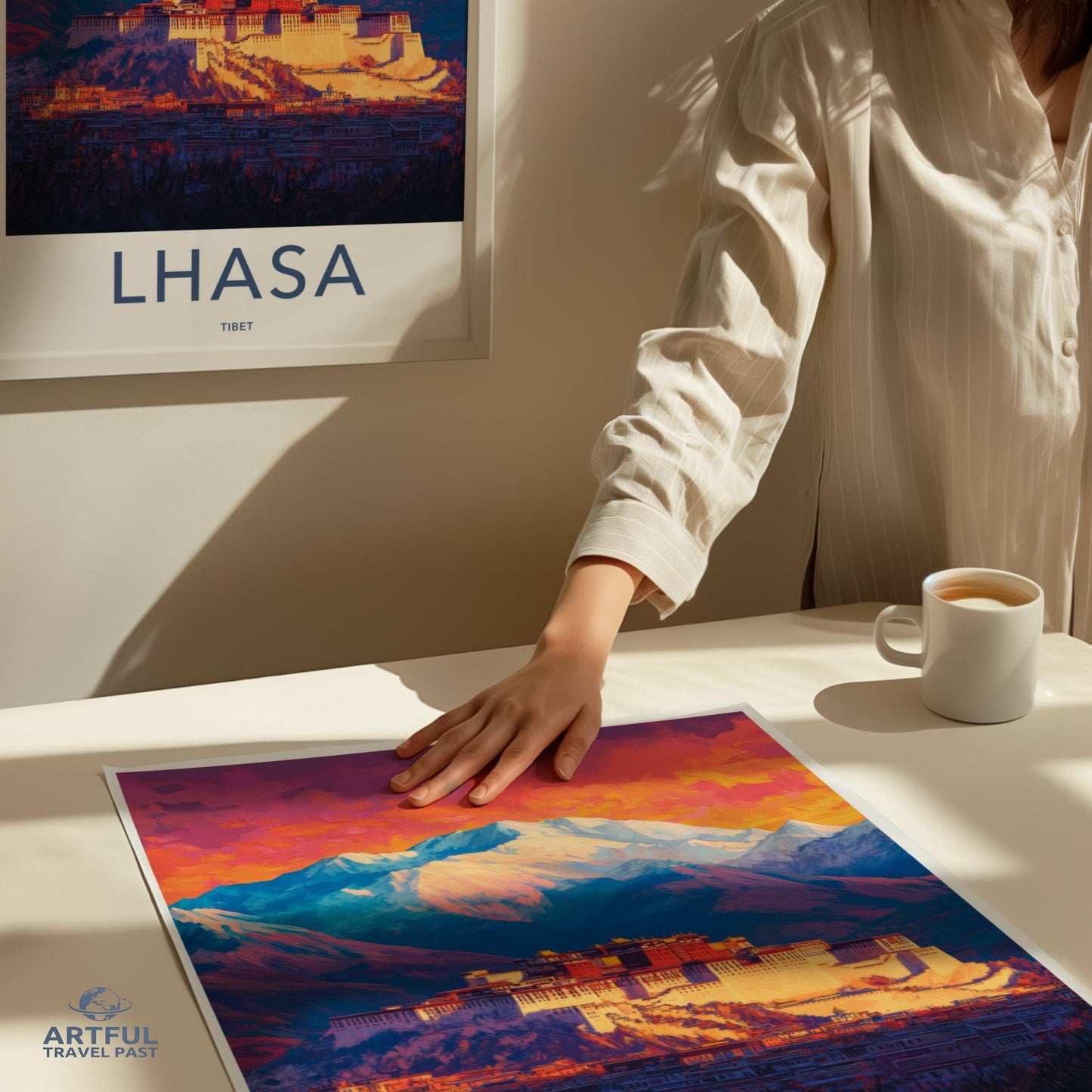 Lhasa Poster - Tibet Wall Art