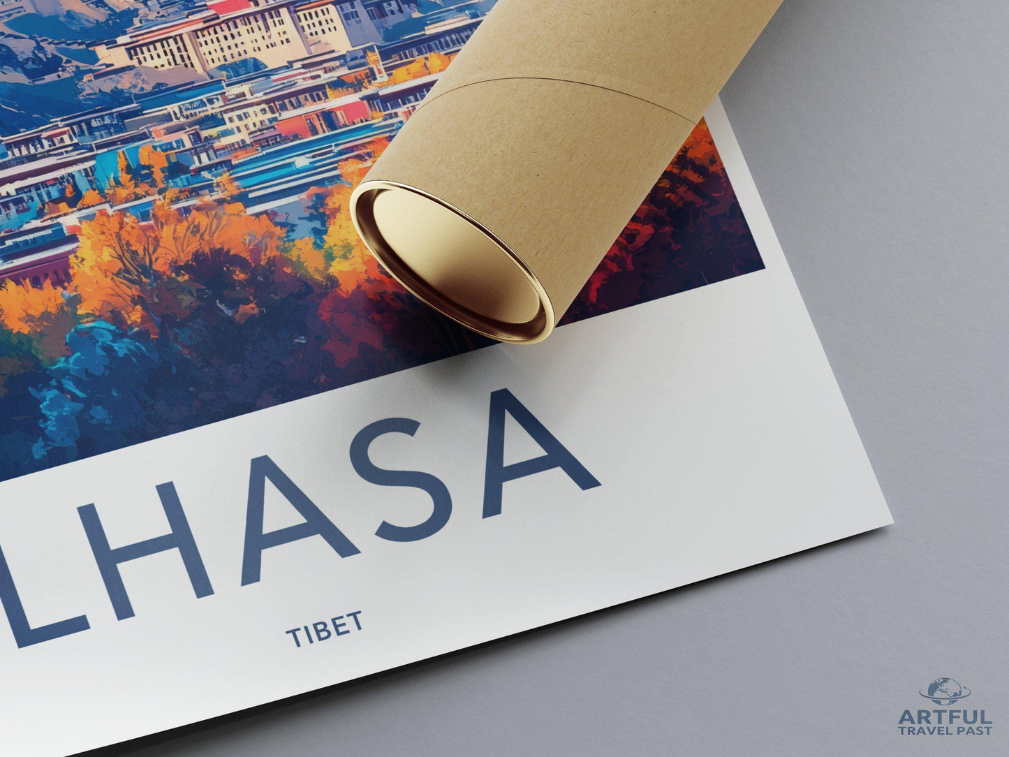 Lhasa Poster - Tibet Wall Art