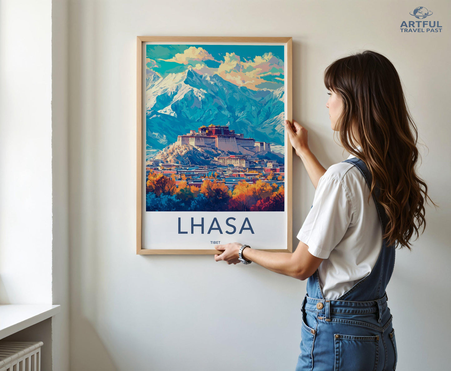 Lhasa Poster - Tibet Wall Art