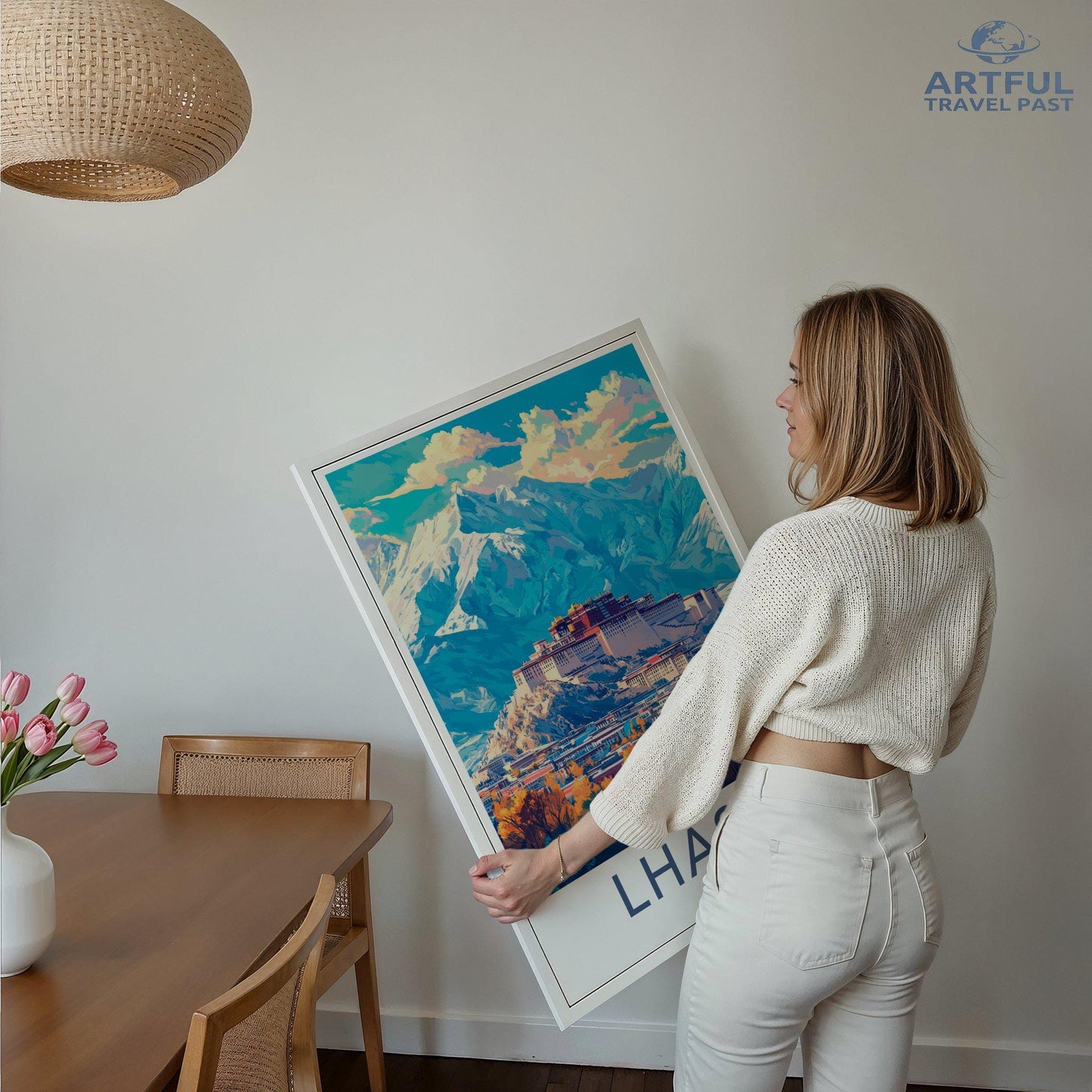 Lhasa Poster - Tibet Wall Art
