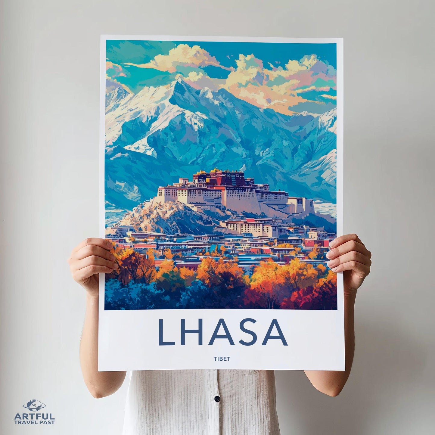 Lhasa Poster - Tibet Wall Art