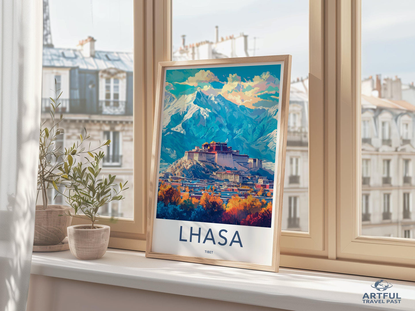 Lhasa Poster - Tibet Wall Art