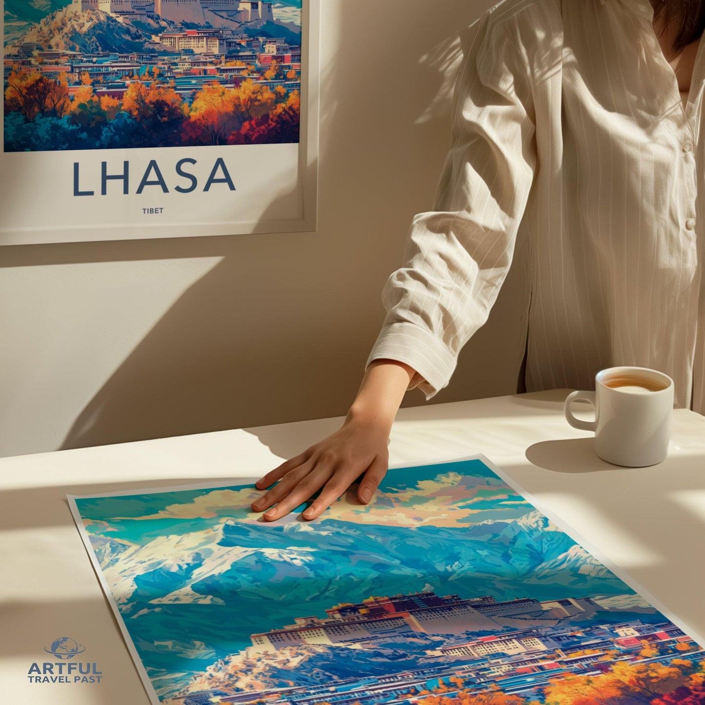 Lhasa Poster - Tibet Wall Art