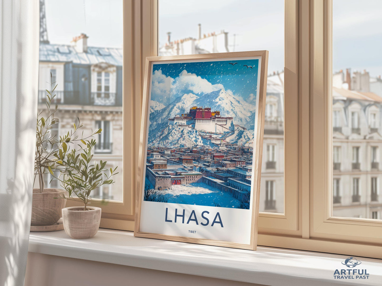 Lhasa Poster - Tibet Wall Art