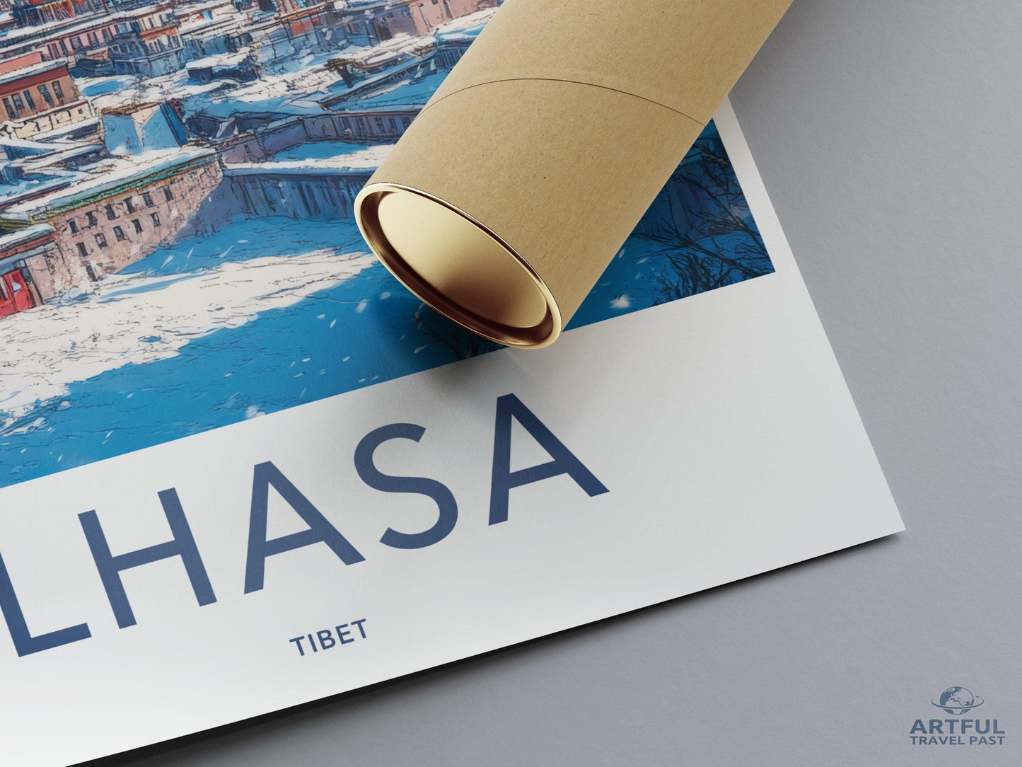 Lhasa Poster - Tibet Wall Art