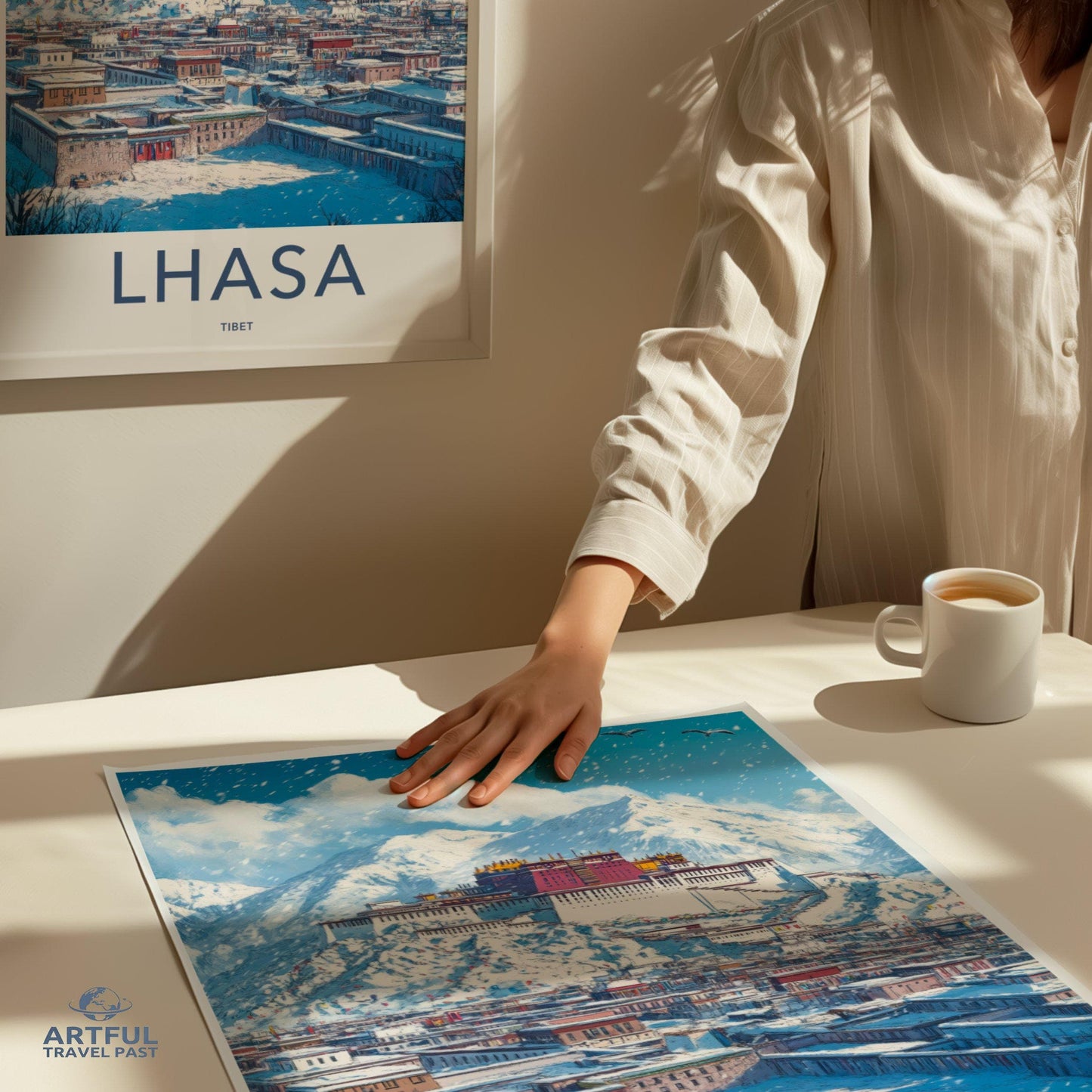 Lhasa Poster - Tibet Wall Art