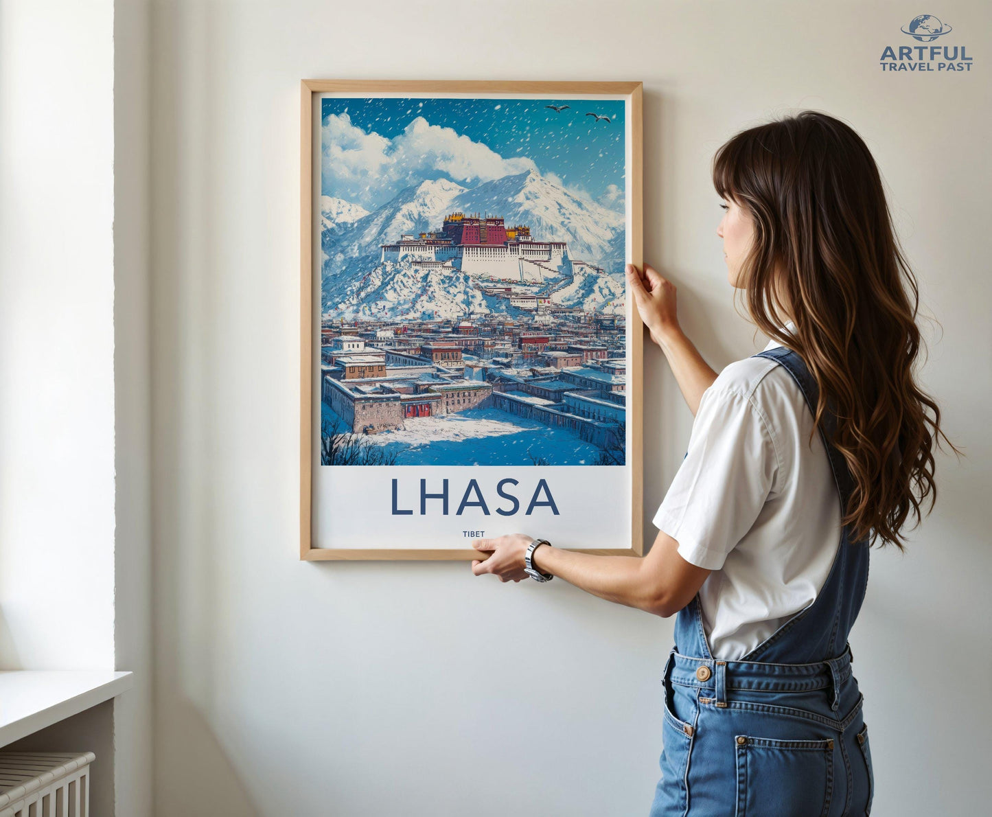 Lhasa Poster - Tibet Wall Art