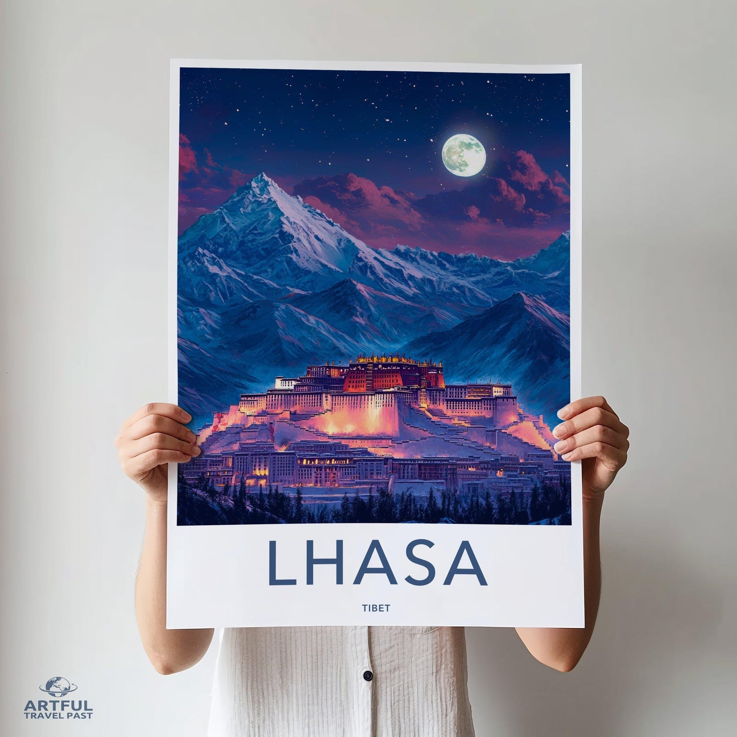 Lhasa Tibet Poster