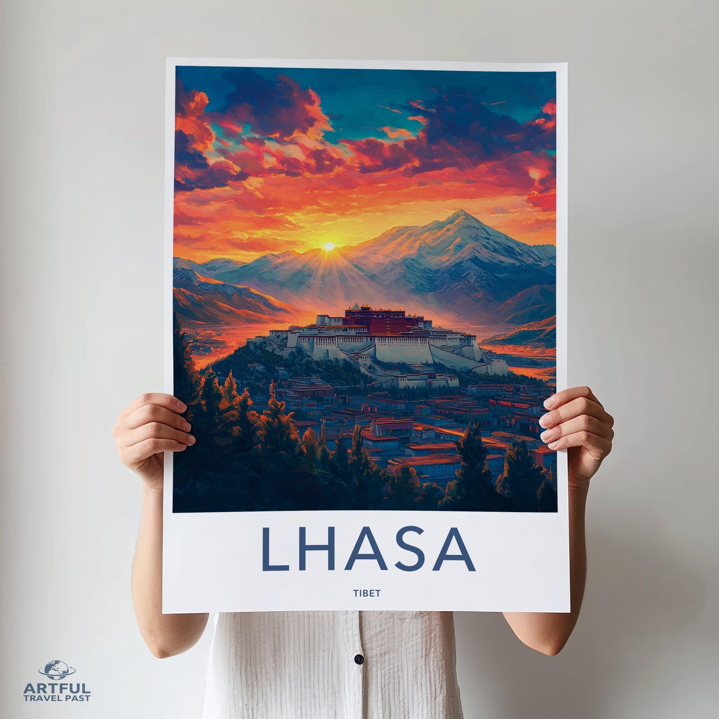 Lhasa Tibet Poster