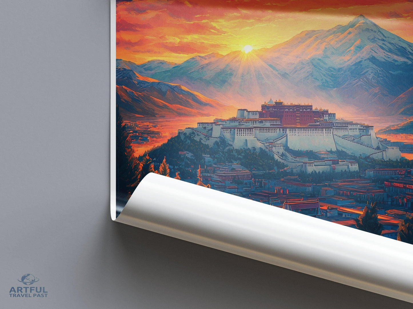 Lhasa Tibet Poster