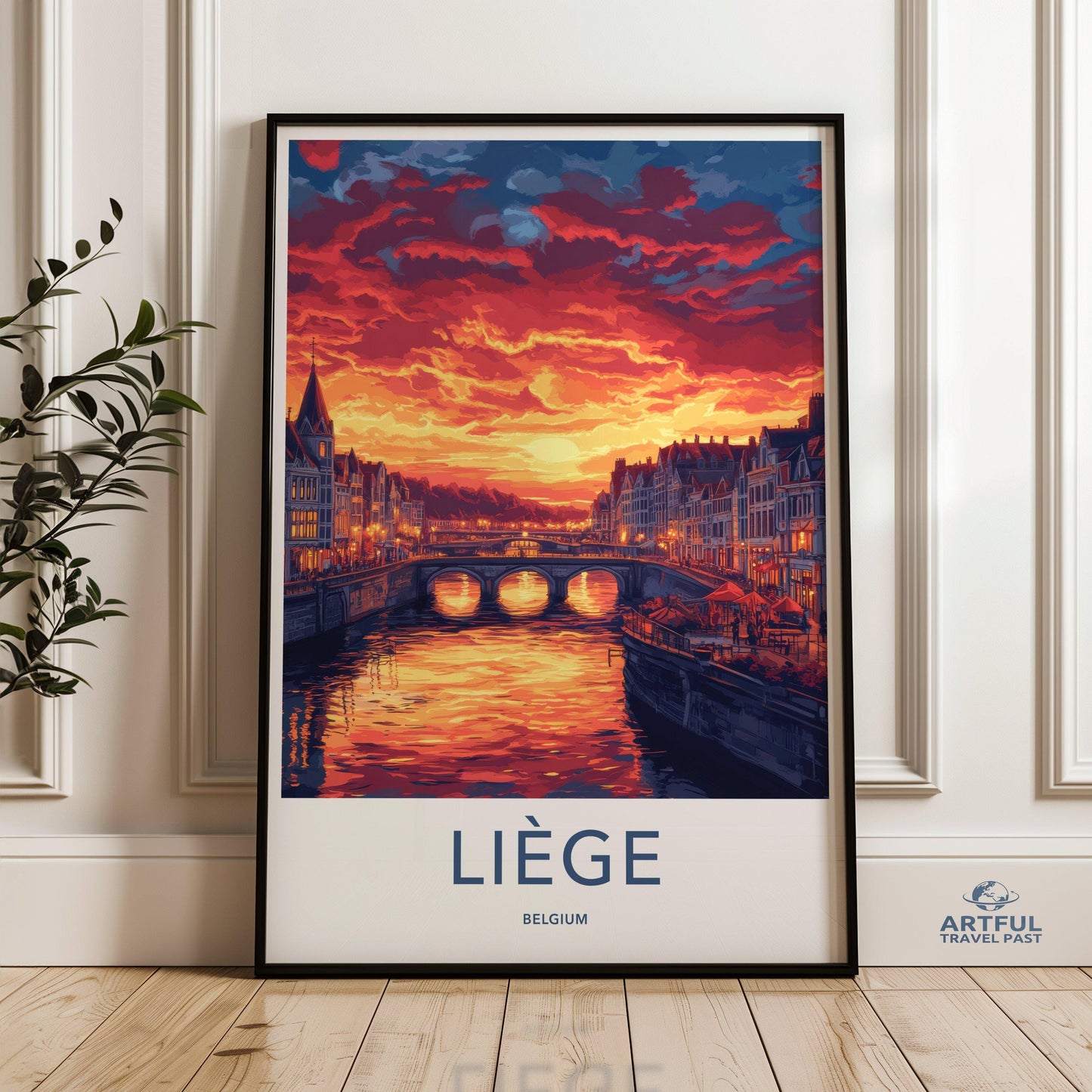 Liege Poster - Belgium Wall Art