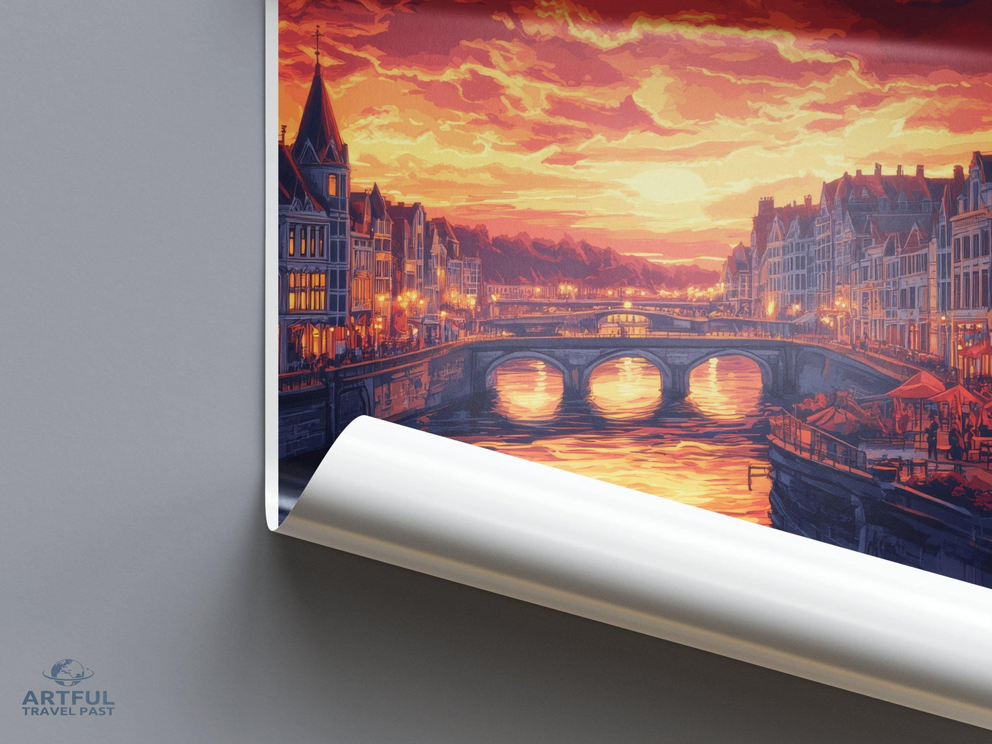Liege Poster - Belgium Wall Art