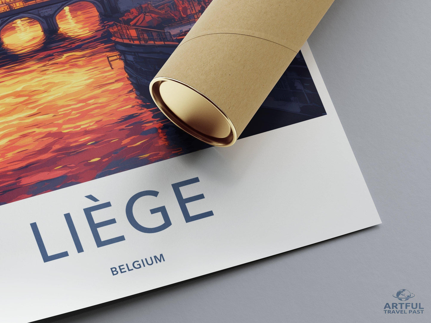 Liege Poster - Belgium Wall Art