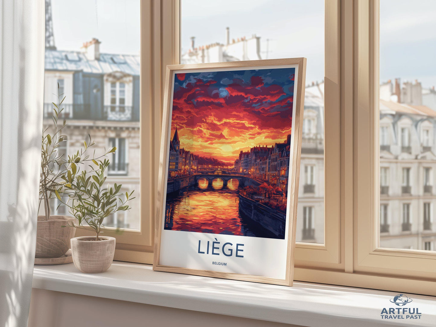 Liege Poster - Belgium Wall Art