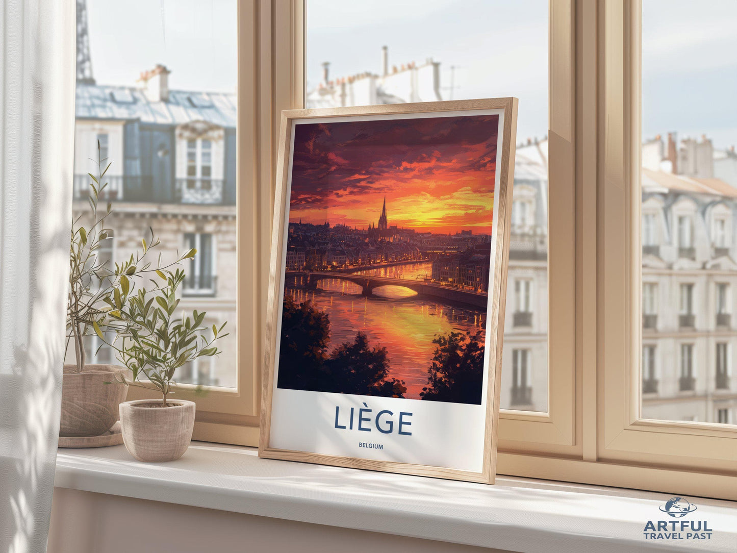 Liege Poster - Belgium Wall Art