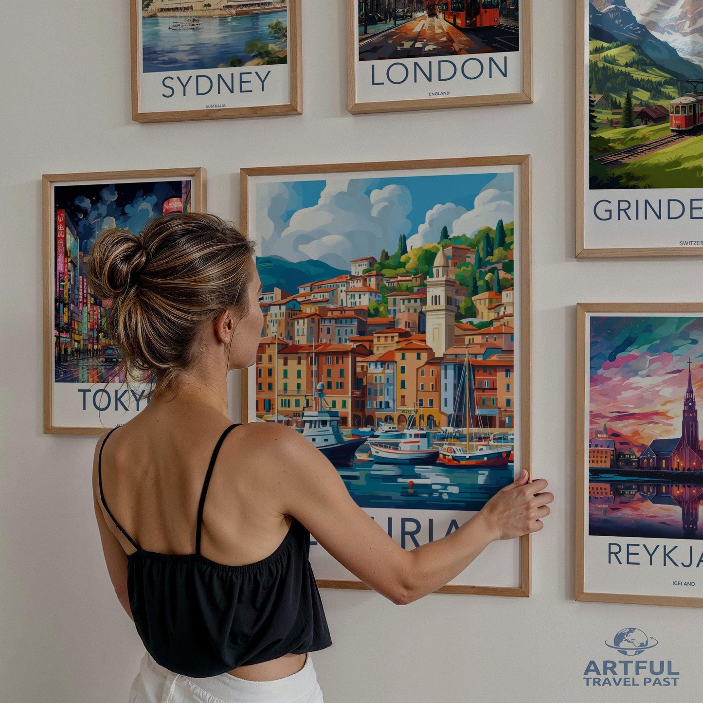 Liguria Poster - Italy Wall Art