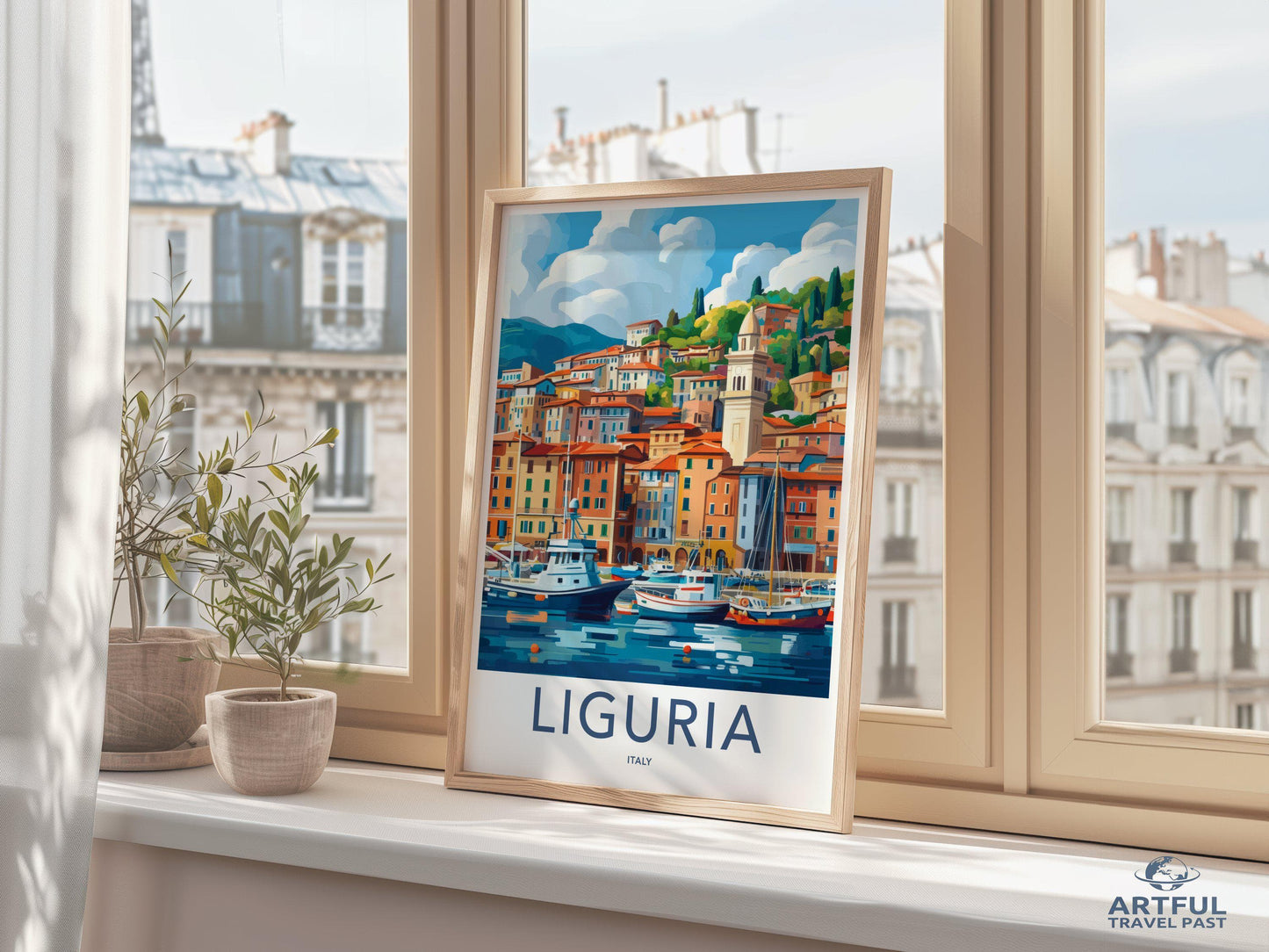 Liguria Poster - Italy Wall Art