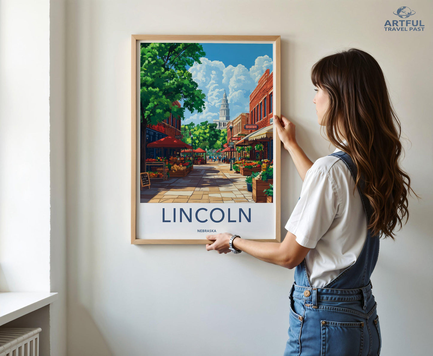 Lincoln Poster - Nebraska Wall Art