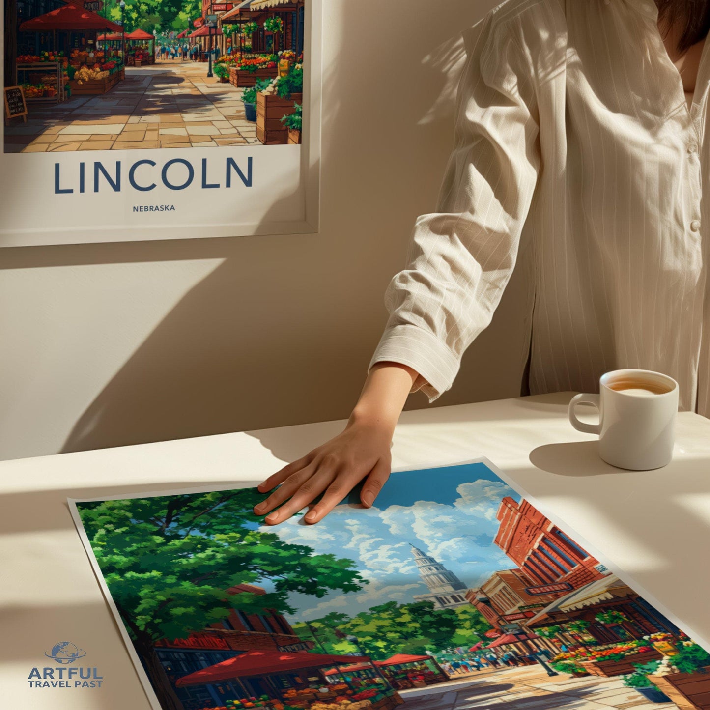 Lincoln Poster - Nebraska Wall Art