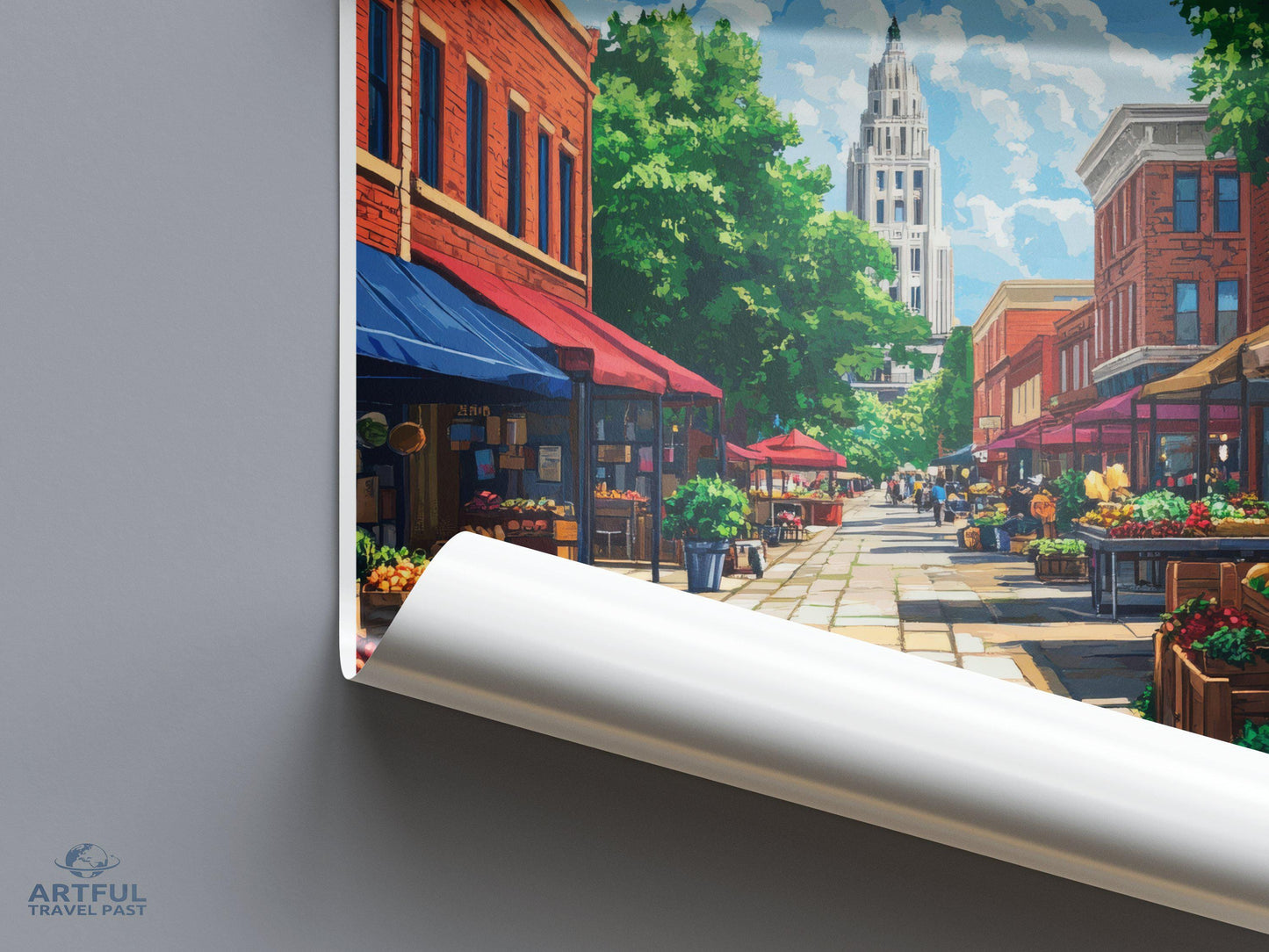 Lincoln Poster - Nebraska Wall Art