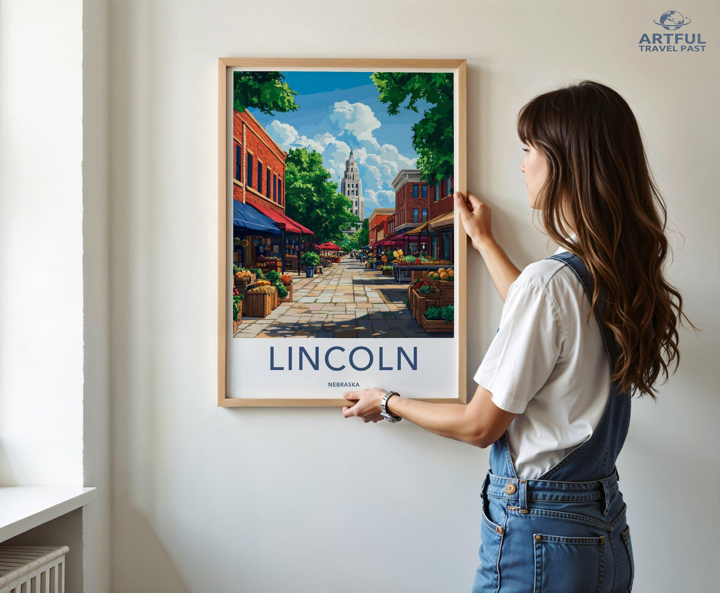 Lincoln Poster - Nebraska Wall Art