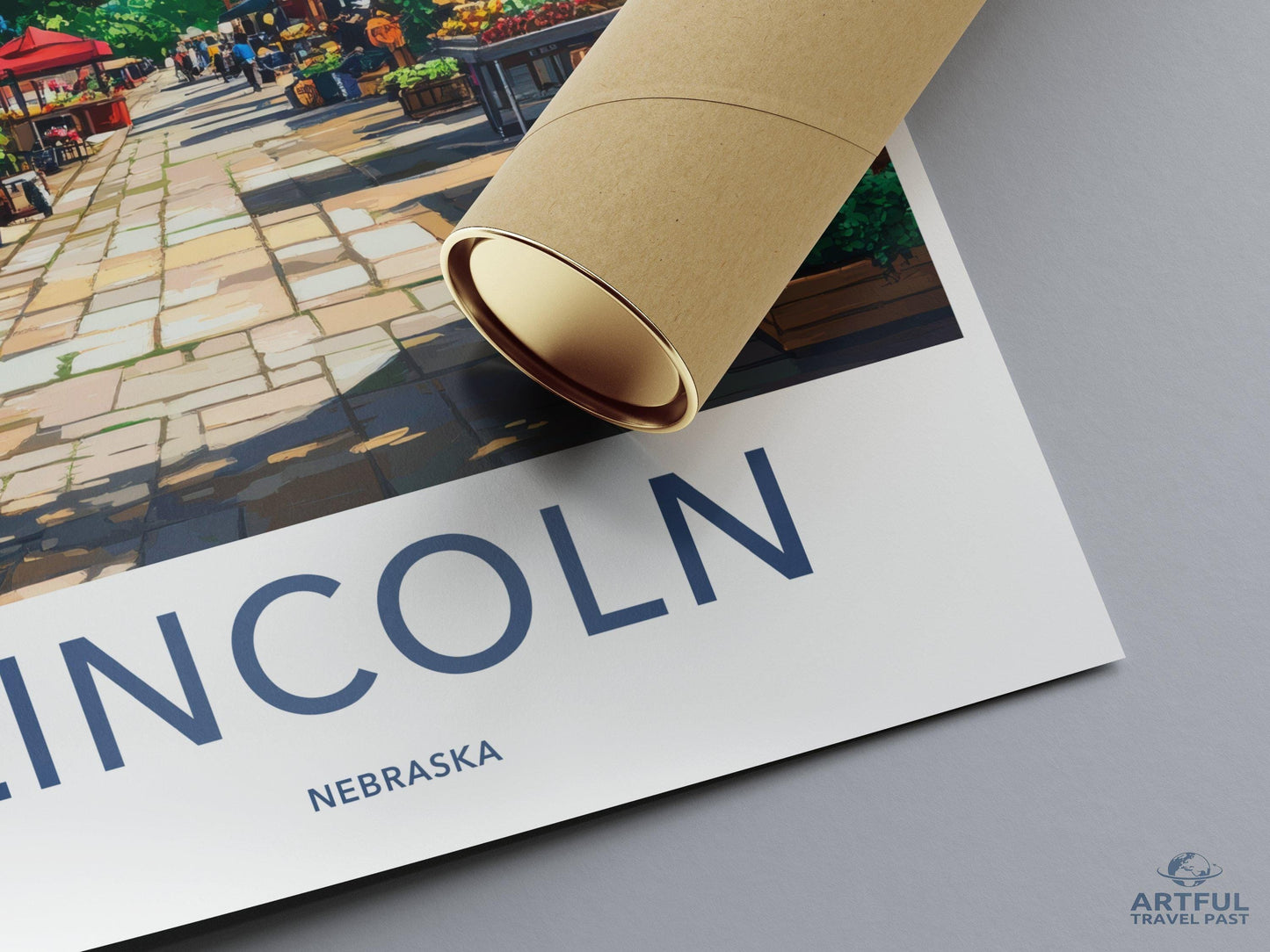Lincoln Poster - Nebraska Wall Art