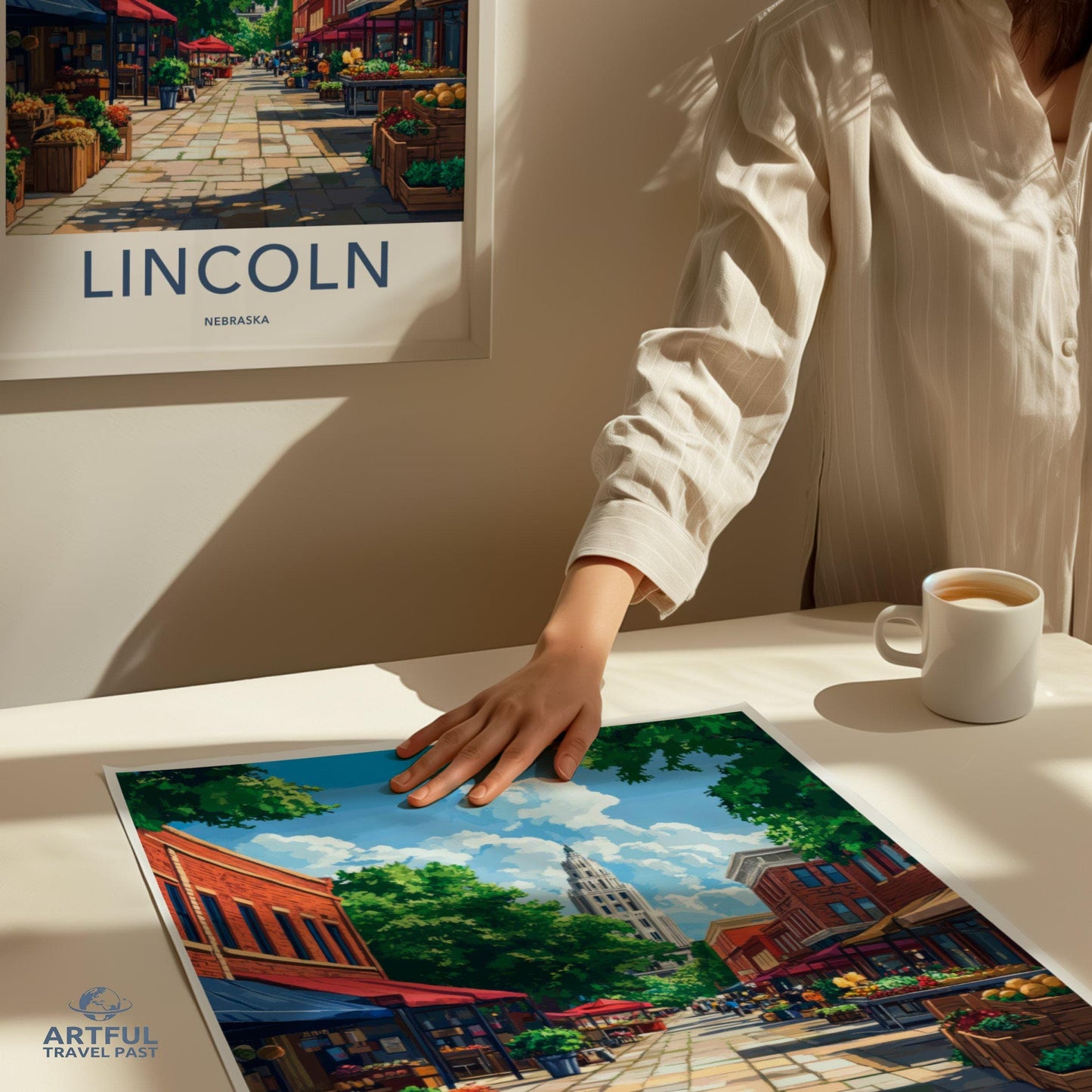 Lincoln Poster - Nebraska Wall Art