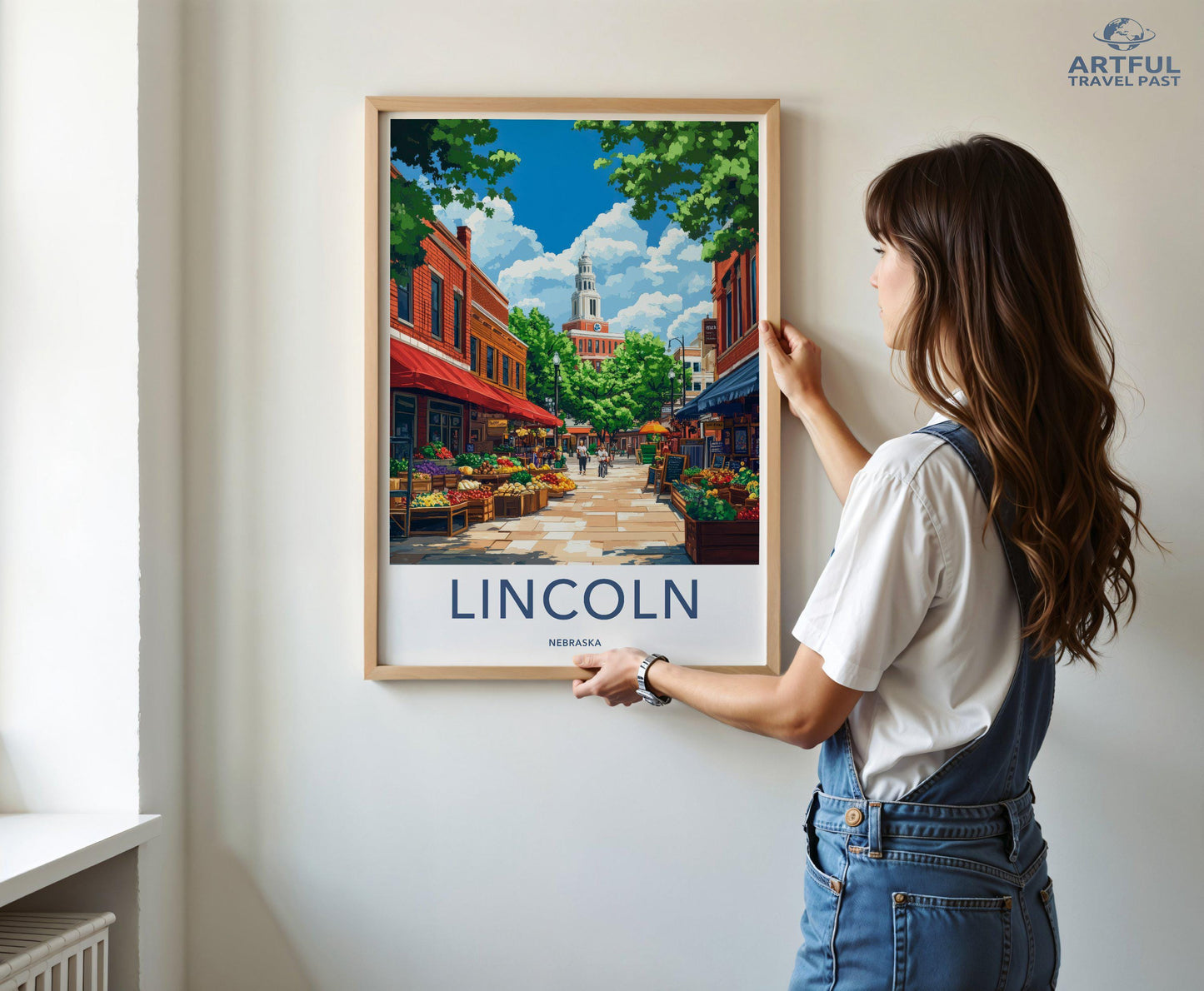 Lincoln Poster - Nebraska Wall Art