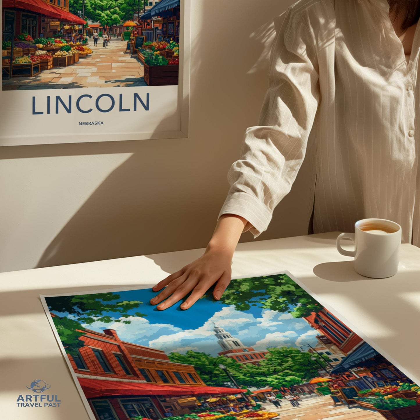 Lincoln Poster - Nebraska Wall Art