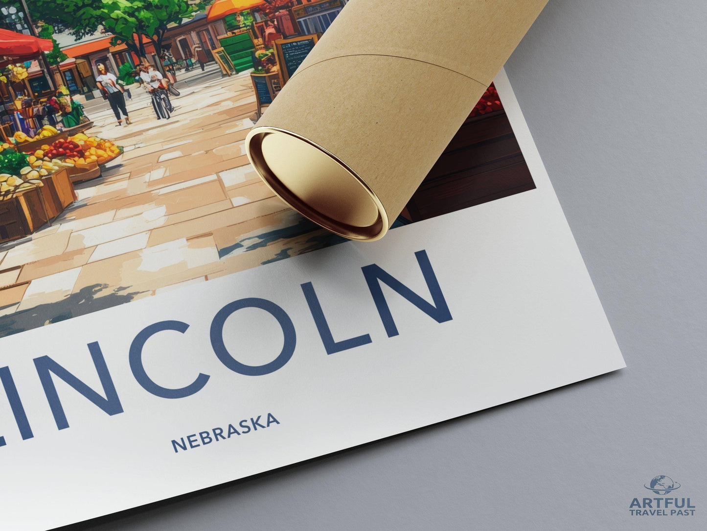 Lincoln Poster - Nebraska Wall Art