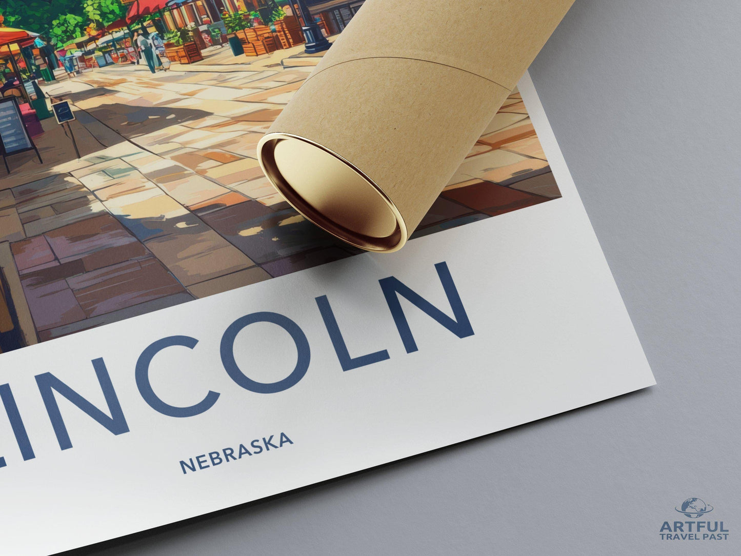 Lincoln Poster - Nebraska Wall Art
