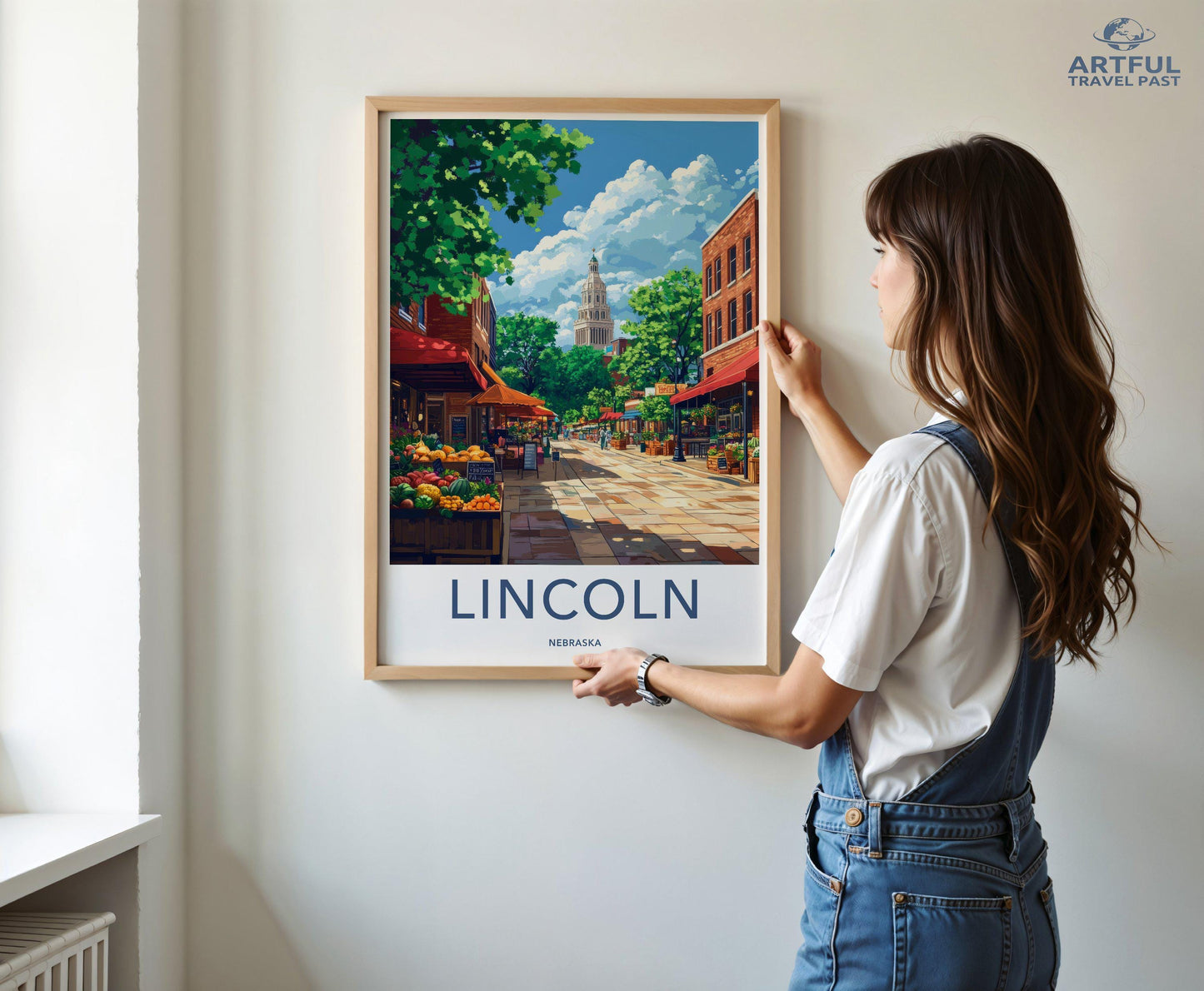 Lincoln Poster - Nebraska Wall Art