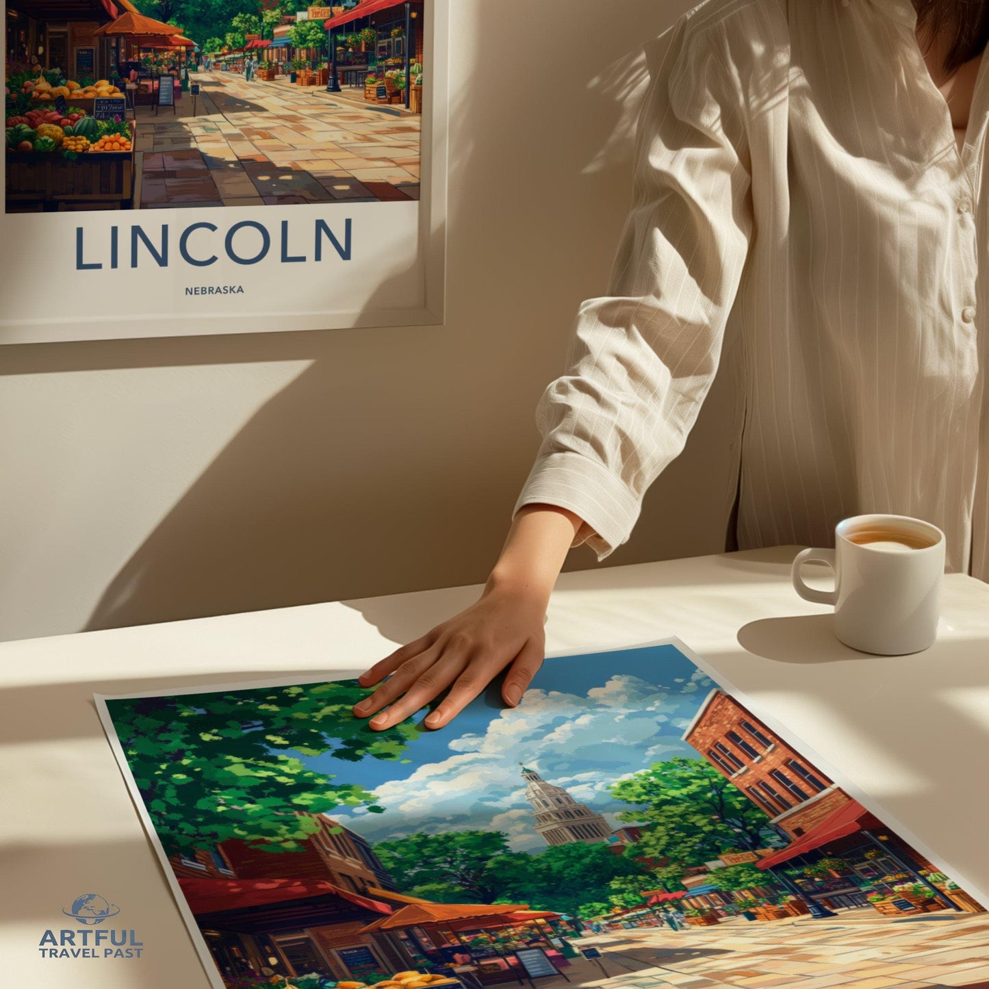 Lincoln Poster - Nebraska Wall Art