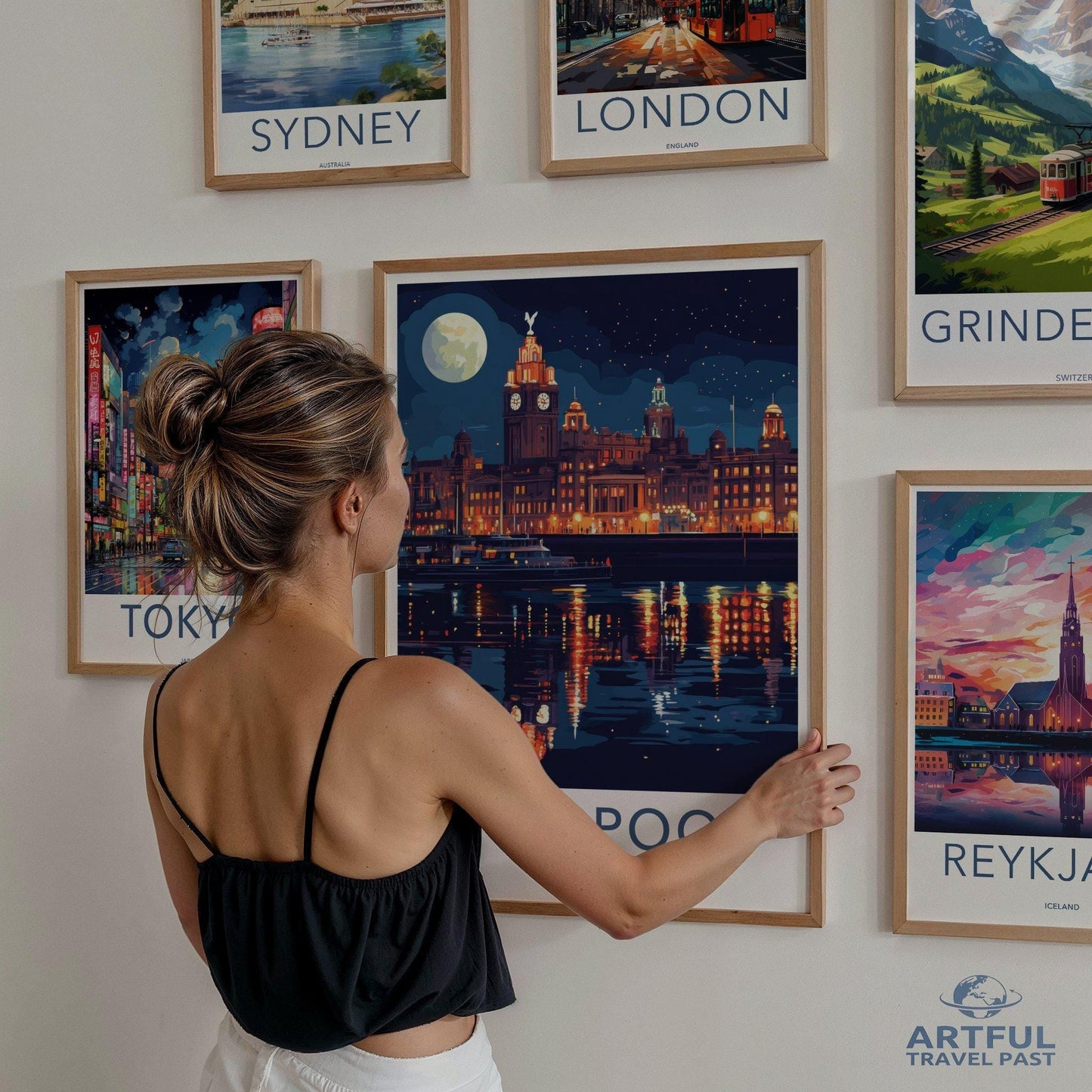 Liverpool Poster | England Wall Art | UK Decor