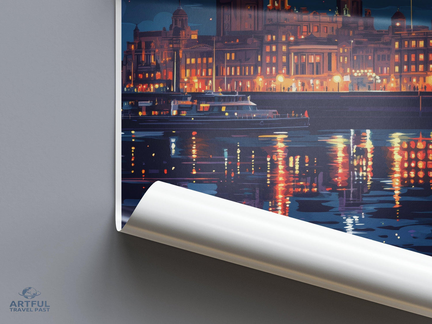 Liverpool Poster | England Wall Art | UK Decor