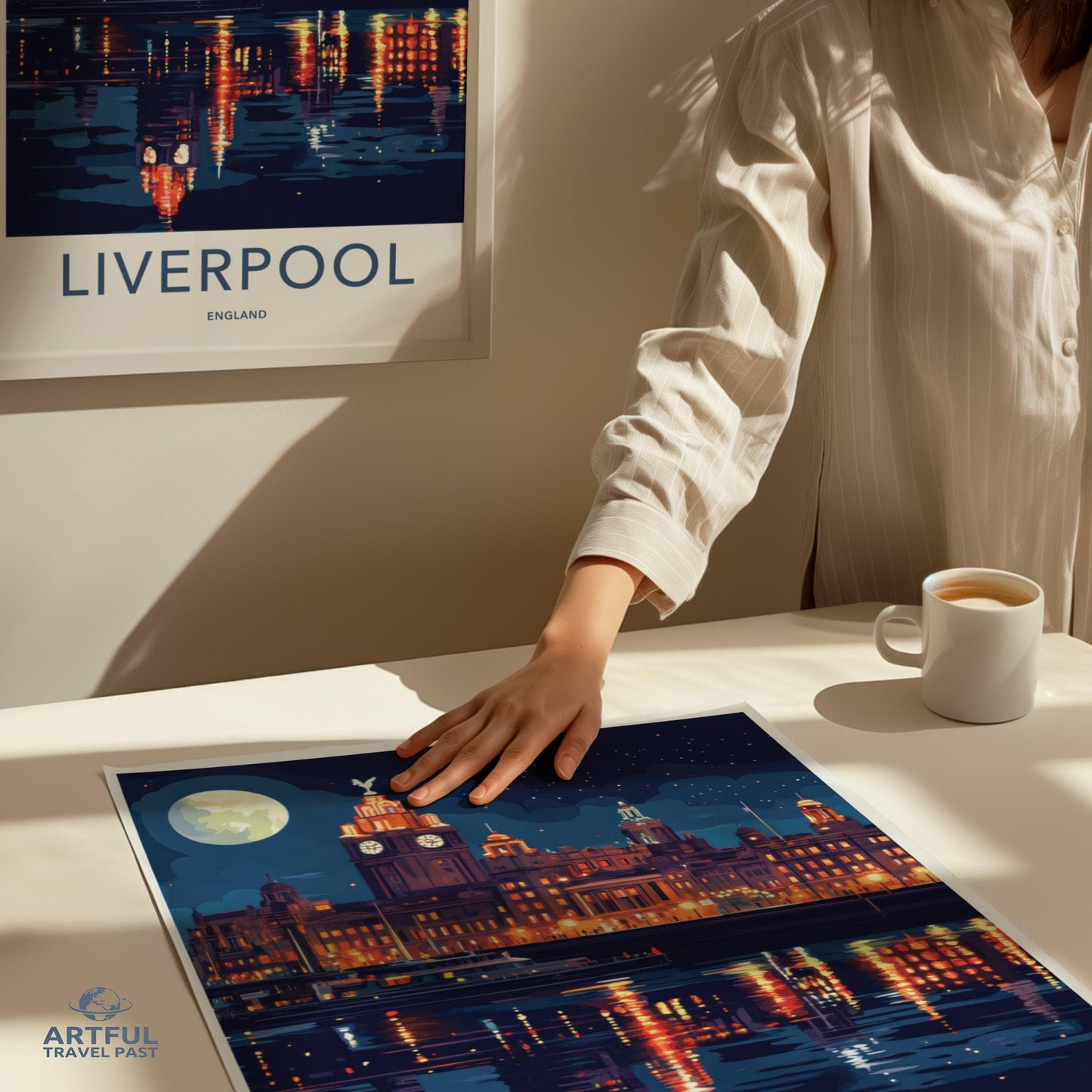 Liverpool Poster | England Wall Art | UK Decor
