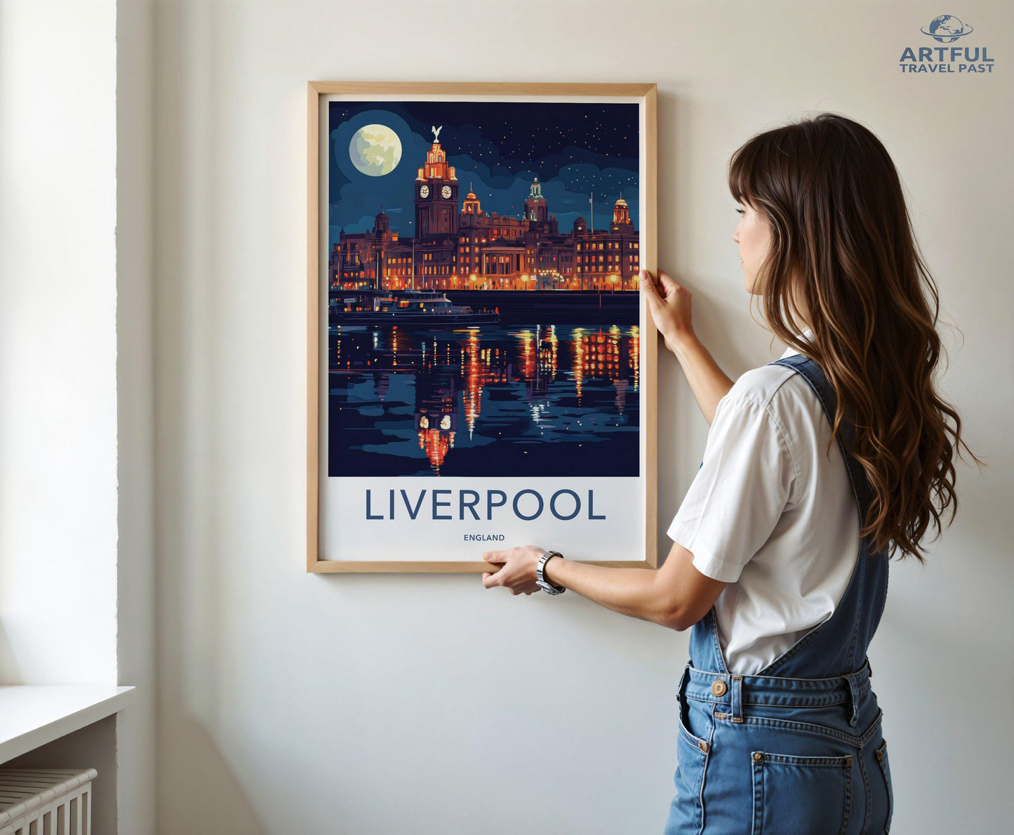 Liverpool Poster | England Wall Art | UK Decor