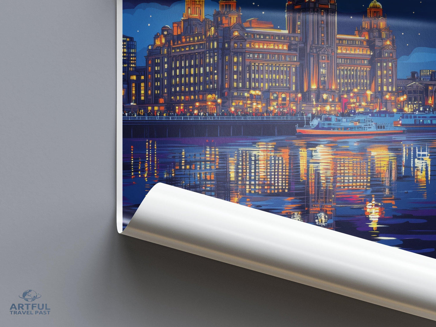 Liverpool Poster | England Wall Art | UK Decor