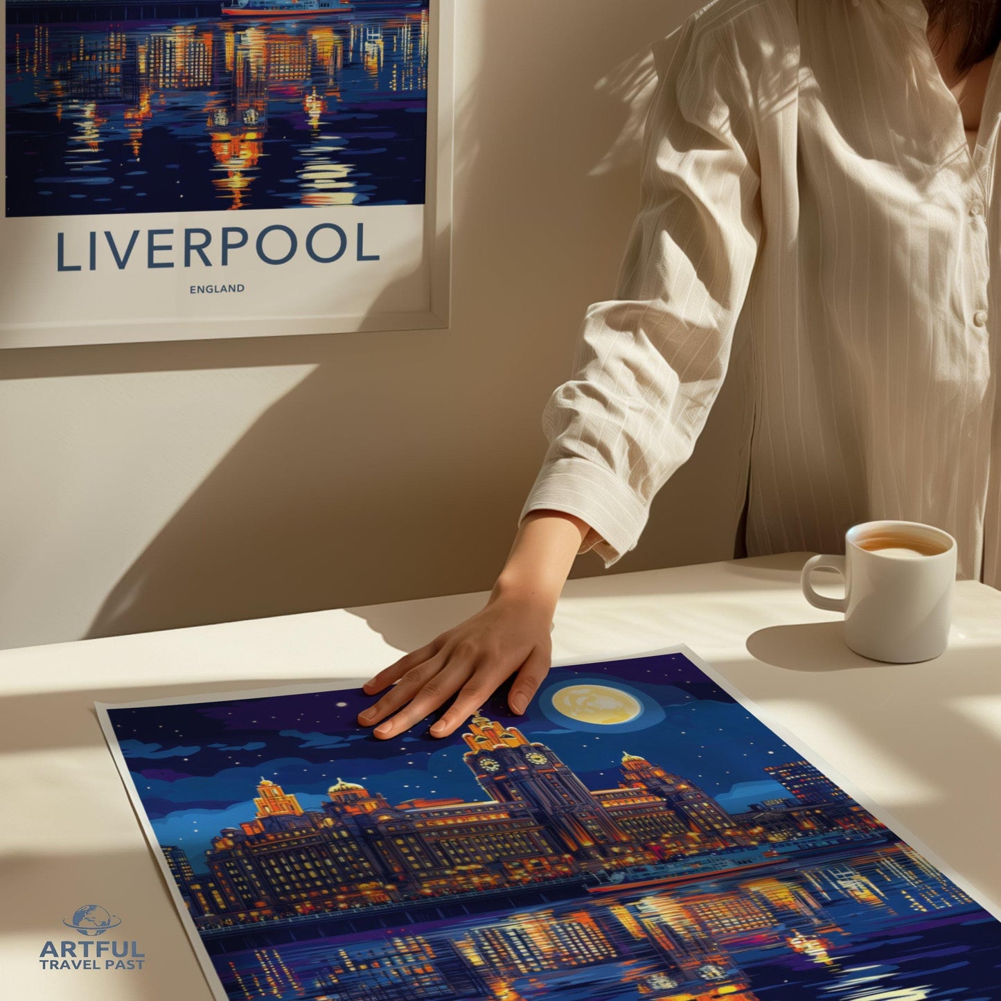 Liverpool Poster | England Wall Art | UK Decor