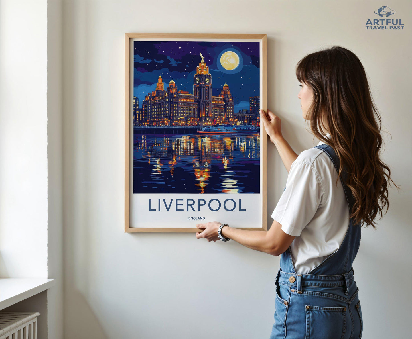 Liverpool Poster | England Wall Art | UK Decor