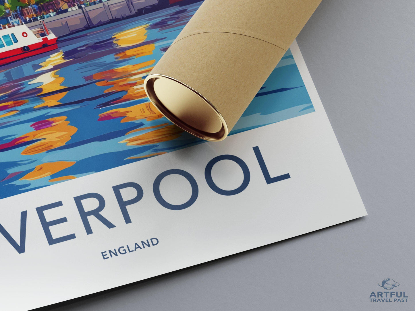 Liverpool Poster | England Wall Art | UK Decor