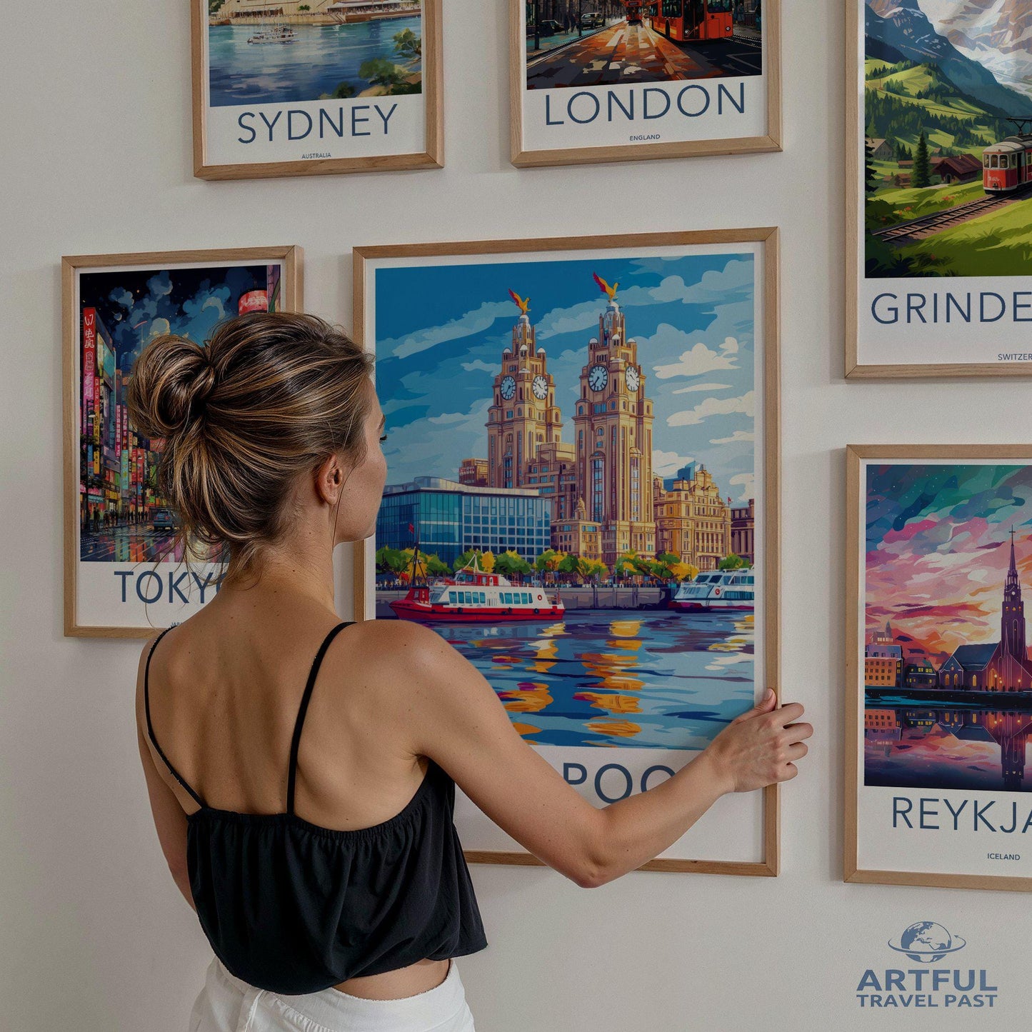 Liverpool Poster | England Wall Art | UK Decor