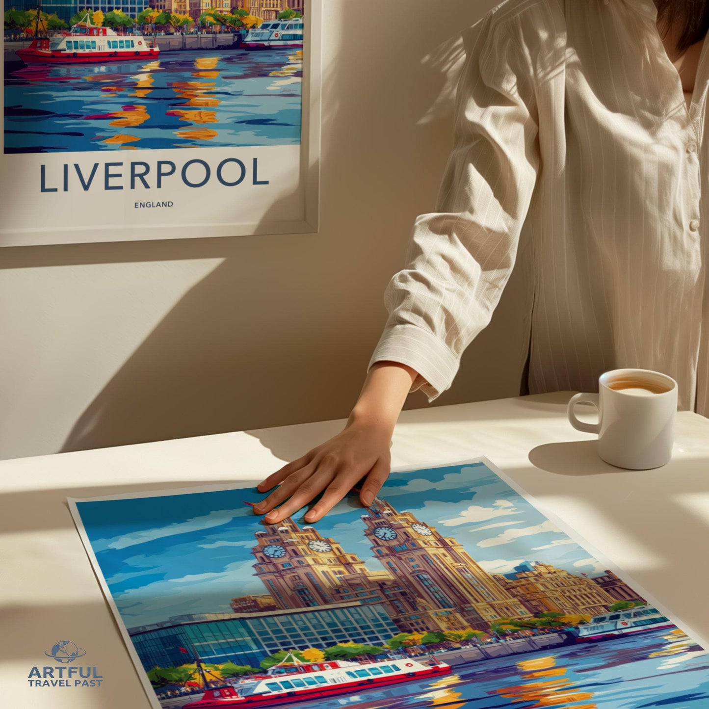 Liverpool Poster | England Wall Art | UK Decor