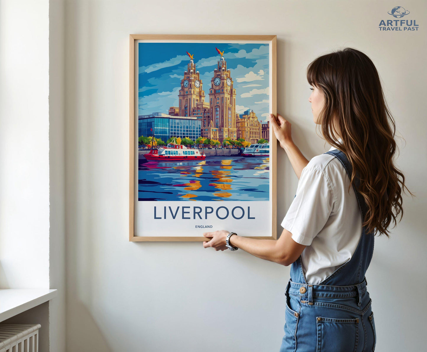 Liverpool Poster | England Wall Art | UK Decor
