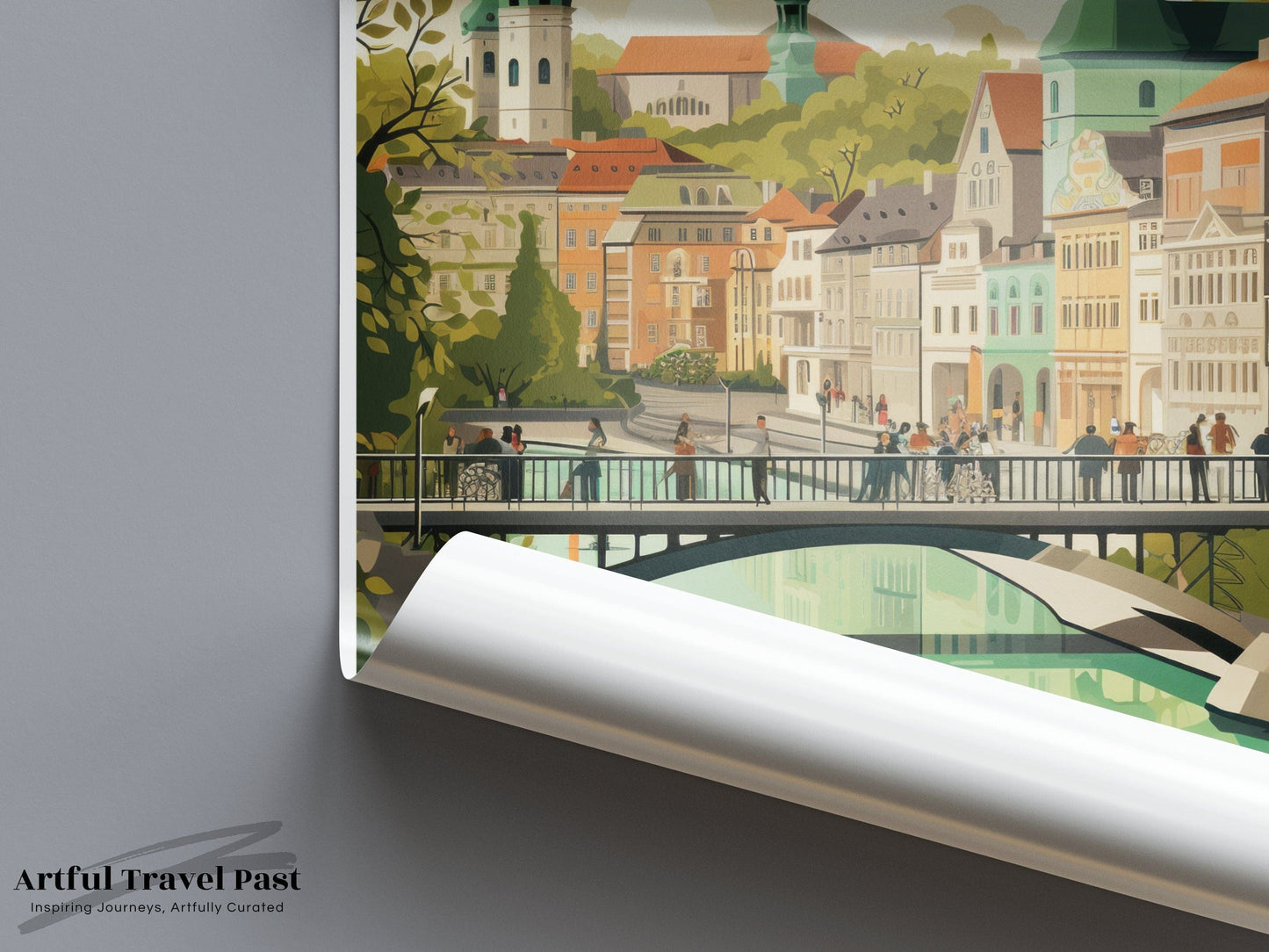 Ljubljana Poster - Slovenia Wall Art