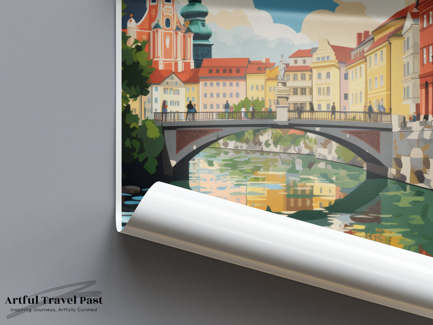 Ljubljana Poster - Slovenia Wall Art