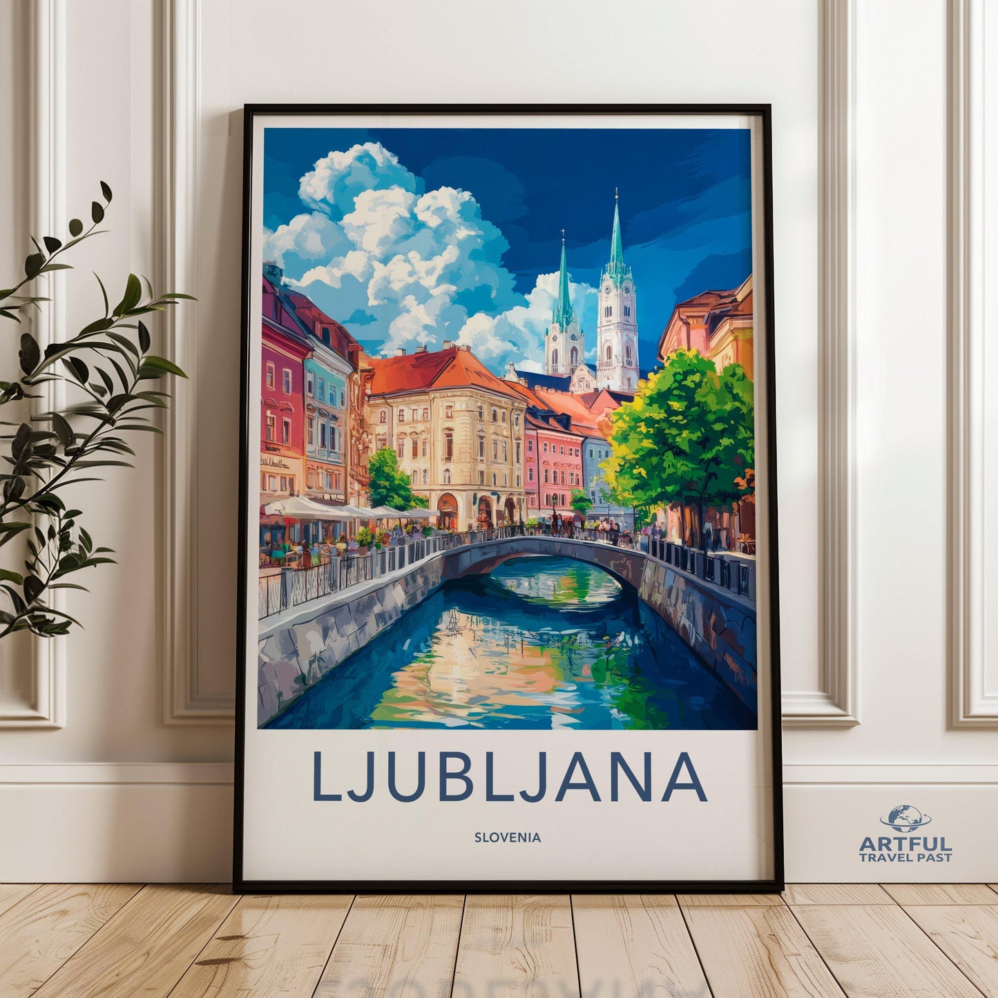 Ljubljana Poster - Slovenia Wall Art