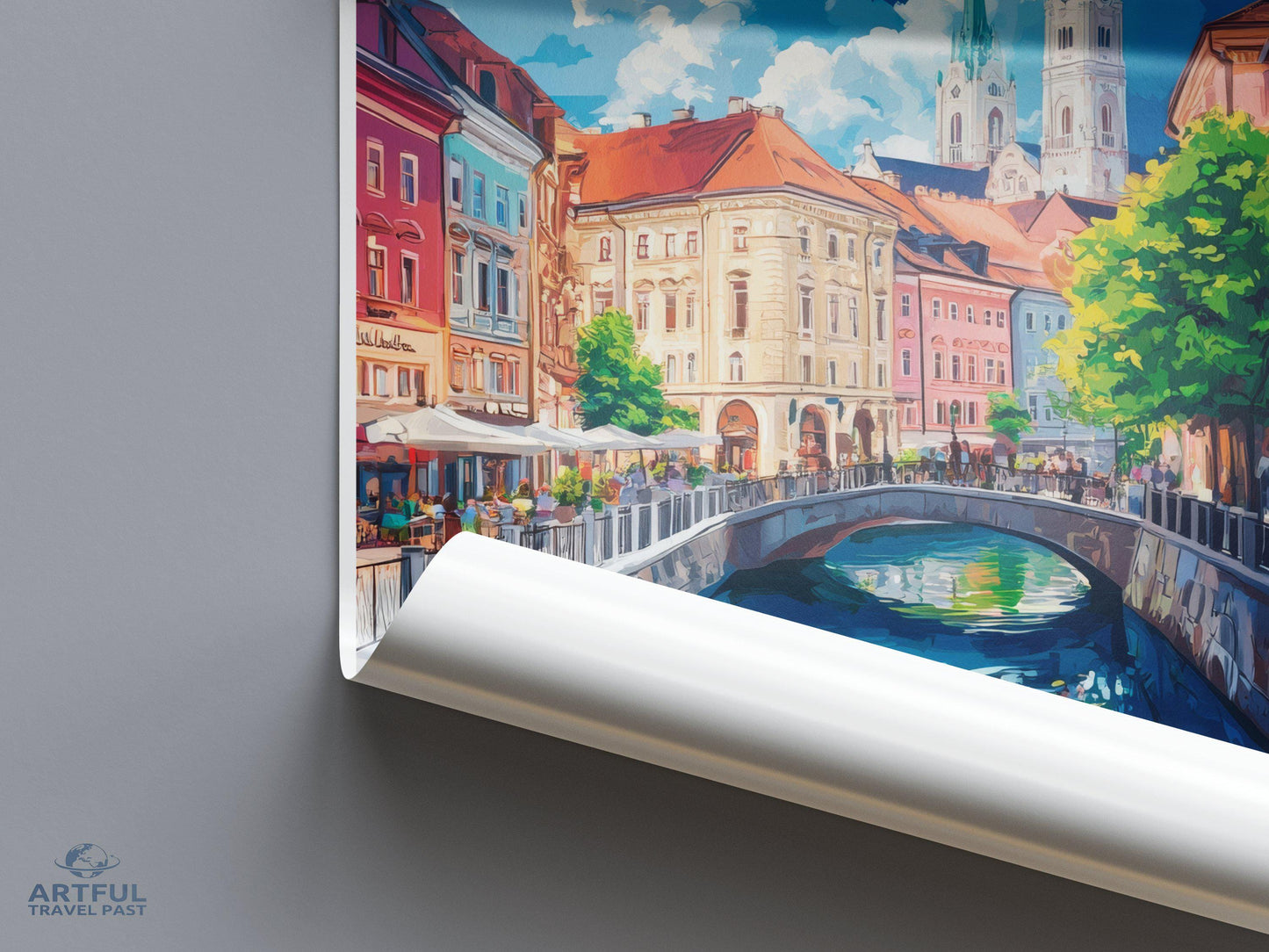 Ljubljana Poster - Slovenia Wall Art