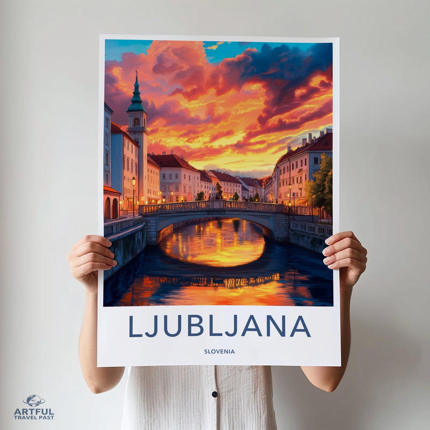 Ljubljana Poster - Slovenia Wall Art